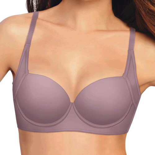  Bra de copas preformadas liso con tecnología side smoothing que estiliza tu figura. Marca: Playtex..
