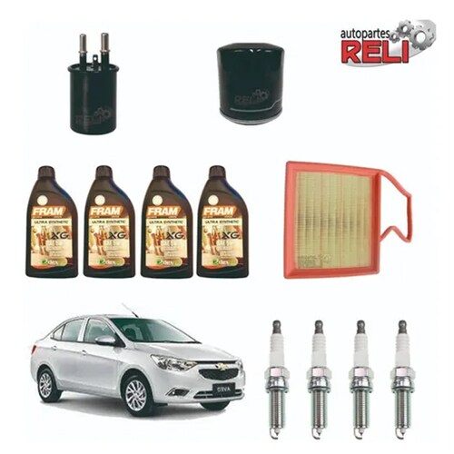 Kit Afinacion Chevrolet Aveo 1.5 Ng Aceite Sintético Dexos 2.