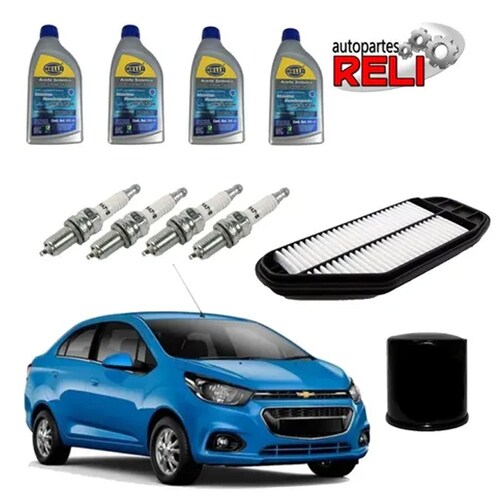 Kit Afinacion Chevrolet Beat 1.2 Aceite 5w30 Sintetico