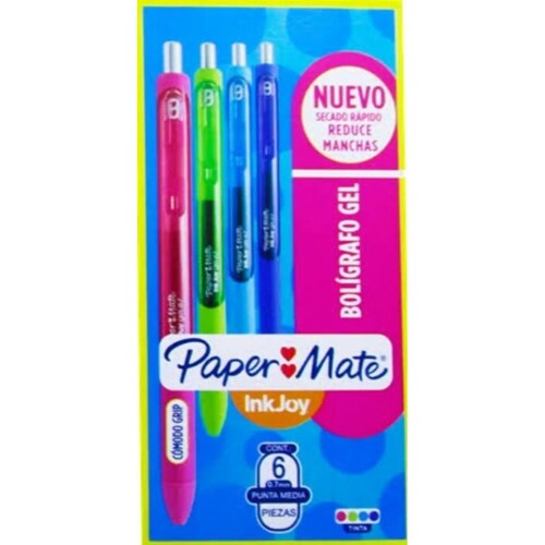 Bolígrafos de gel InkJoy Paper Mate, Punta media, colores surtidos