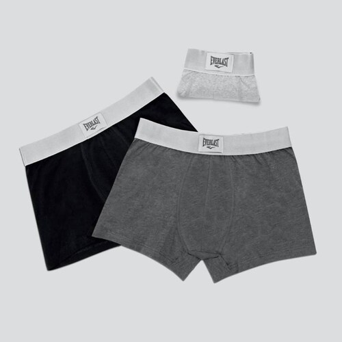 Set de 3 boxers/trusas marca Everlast para hombre, multicolor, mod. 1025467