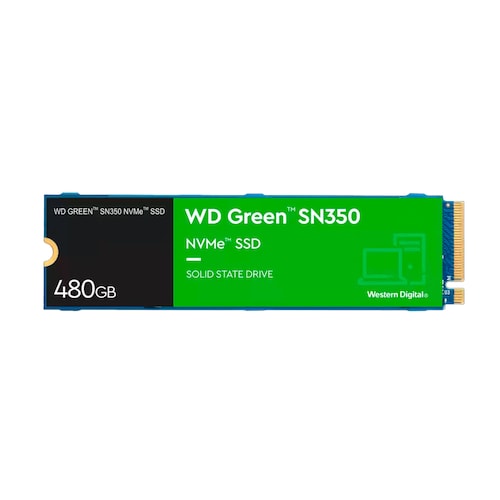 Unidad SSD M.2 Western Digital WD Green SN350 NVMe, 480GB