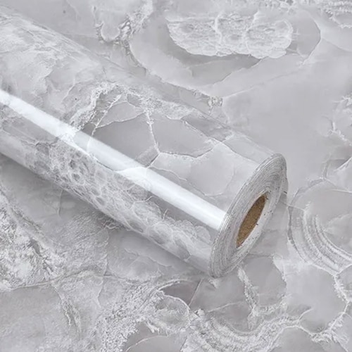 Vinil Adhesivo Para Muebles O Muros Tipo Mármol Anti Aceite