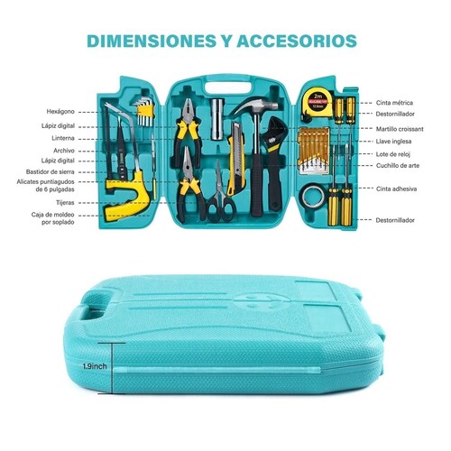 Kit De Herramientas De 27 Piezas Con Estuche
