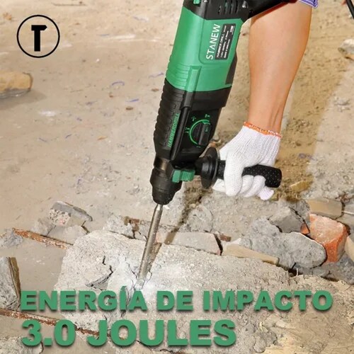 Taladro Rotomartillo Stanew 26d Set 800w Sds Plus.