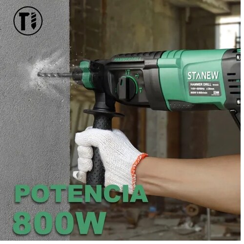 Taladro Rotomartillo Stanew 26d Set 800w Sds Plus.