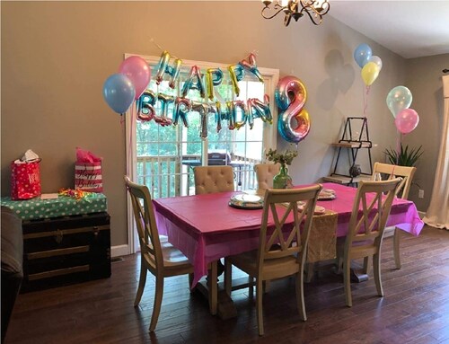 Kit Globos Metálicos Happy Birthday Arcoiris