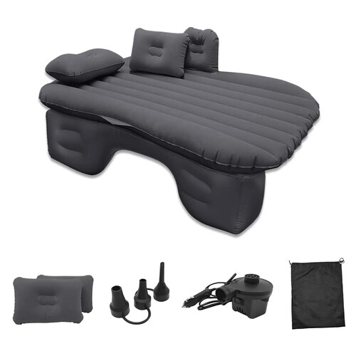 Cama Inflable Colchón De Auto Asiento Trasero + Bomba D Aire
