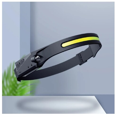 Lámpara De Cabeza Led Cob Recargable Con Sensor