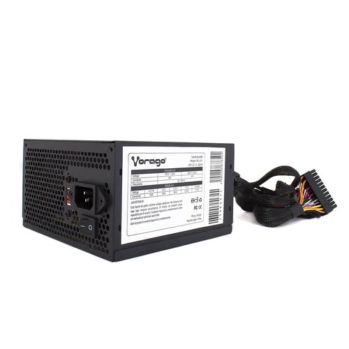 Fuente de Poder Vorago PSU-201, 20+4 pin ATX, 600W (Bulk)