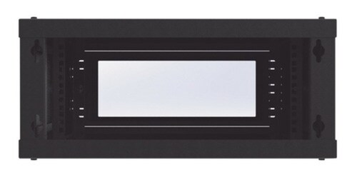 Gabinete de Montaje en Pared, Con Puerta de Cristal, Cuerpo Fijo con Rack 