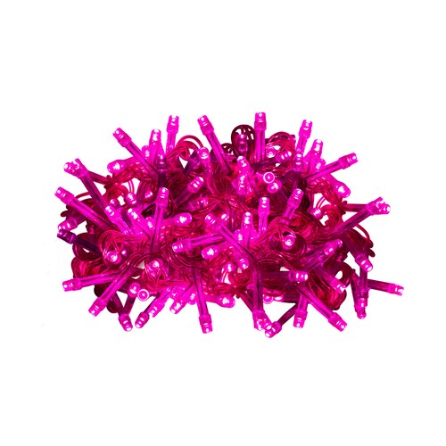 Serie de Luces Decorativa  Luz Led Rosa 300 Focos 8 Funciones Cable Rosa Plástico 13 m