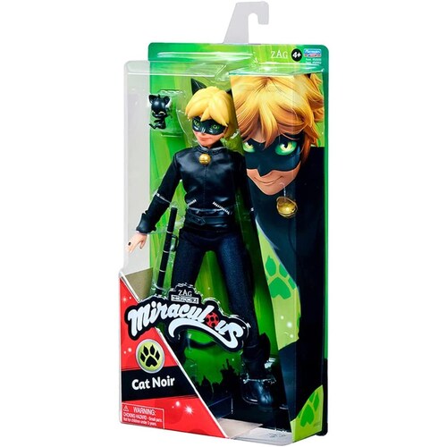 Miraculous Doll Core Cat Noir 27 Cm Zag Heroez.