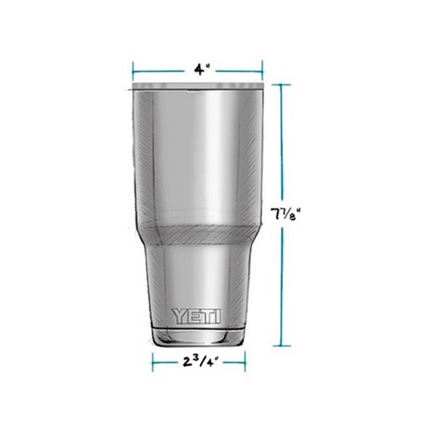 Vaso Termo Edición Limitada Yeti 30 Oz Metalico Con Tapa Magslider