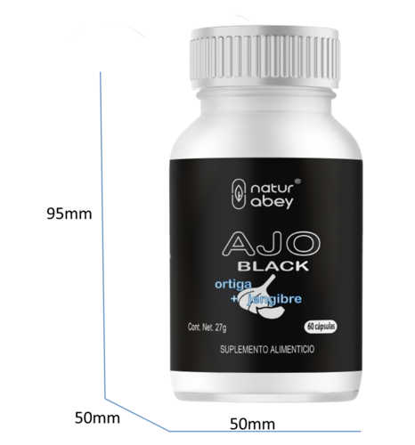 AJO NEGRO / AJO BLACK CAPSULAS 3 PACK - DeAbeyTes Naturabey