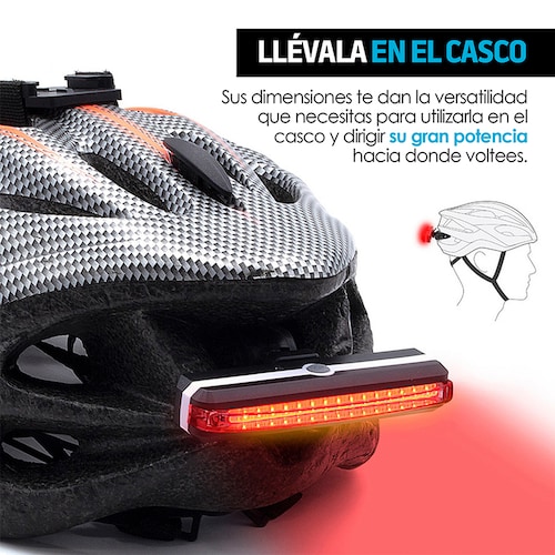 Luz Trasera para Bicicleta LED Recargable Impermeable Redlemon