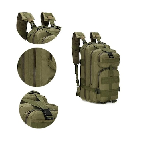 Mochila Militar Táctica Para Portátil Verde Militar