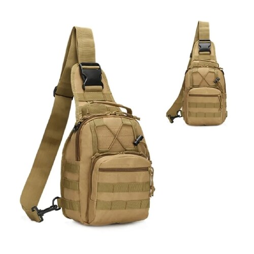 Mochila Pechera Táctica Militar  Senderismo Caki