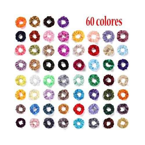 Gomas De Pelo Scrunchies Terciopelo 