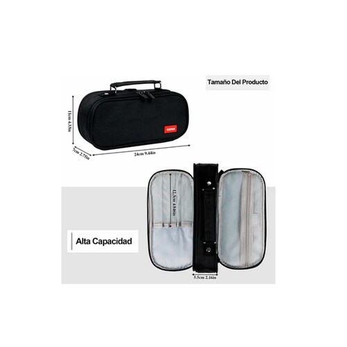 Estuchera Organizador Lapiceras De Gran Capacidad 24cm.