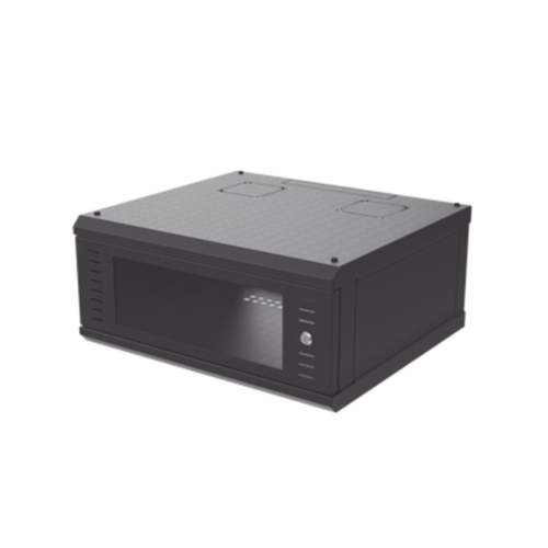 Gabinete de Pared Fijo, Con 4 Unidades de Rack, de 19 in 