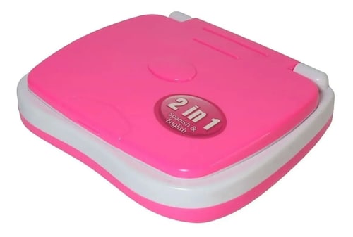 Mini laptop rosa infantil para niñas computadora.