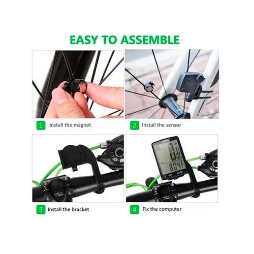 Velocímetro Odómetro Inalámbrico Bicicleta Computador.