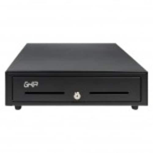 CAJON DE DINERO GHIA NEGRO CHAR OLA REMOVIBLE PANEL FRONTAL METALIC 