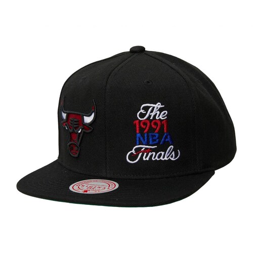 Gorra Mitchell & Ness Nba Finals Chicago Negro CBUBCLK