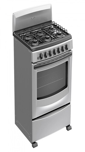 Acros Estufa y Horno de Gas 30" AF5001D, 6 Quemadores, Plata