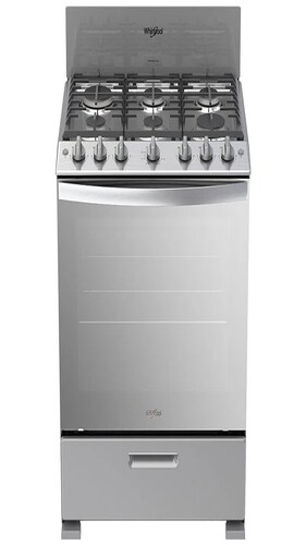 Estufa Whirlpool de Gas De Piso 30 pulgadas con 6 quemadores Gris