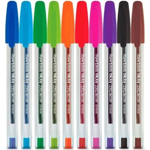 Bolígrafo Punto Mediano Stick Colores Surtidos 24 Pzas. 1940176
