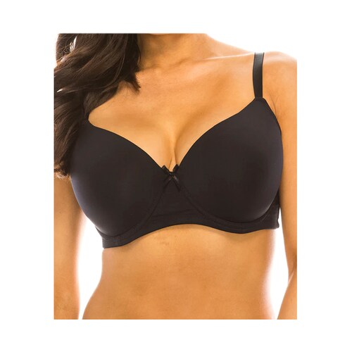 Pack de 3 Piezas Brasier Con Varilla COPA D Tatys Fashion, Color Negro.