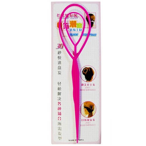 2 Aguja peina fácil para cabello 21 cm
