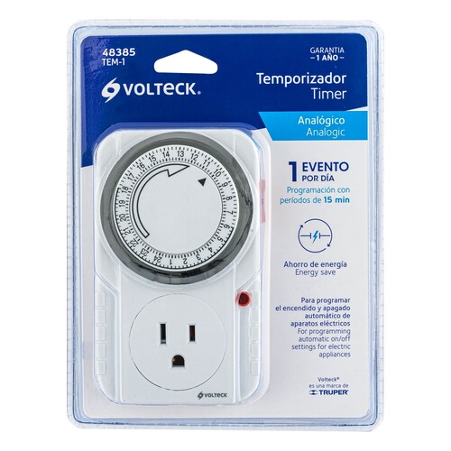Timer Temporizador Analógico De 1 Evento Programable