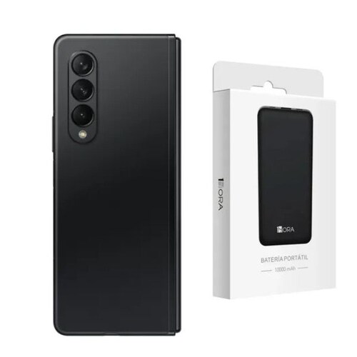 Samsung Galaxy Z Fold 3 5G Phanton Black 256GB  + Batería Portátil Reacondicionado.