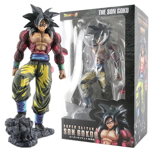Figura Juguete Muñeco Dragon Ball GT Goku SSJ 4 Edicion Especial Con Caja 