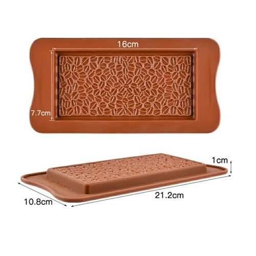Molde Silicon Tablilla Granos De Cafe 