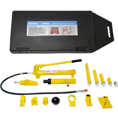 Porto Power Hidraulico Automotriz 10ton 16pz Estuche Ruedas