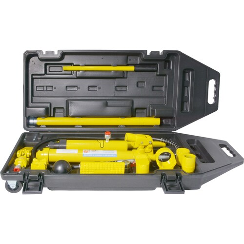 Porto Power Hidraulico Automotriz 10ton 16pz Estuche Ruedas