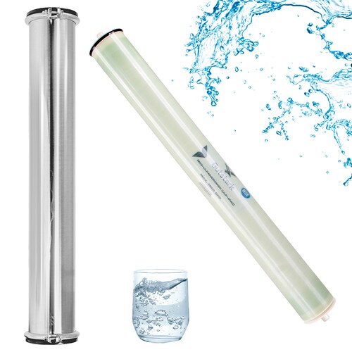 Membrana Ulp 4x40 Osmosis + Porta Membrana Acero Inox