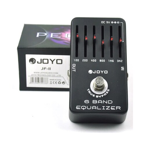 Pedal Ecualizador JOYO JF11 Bandas Negro