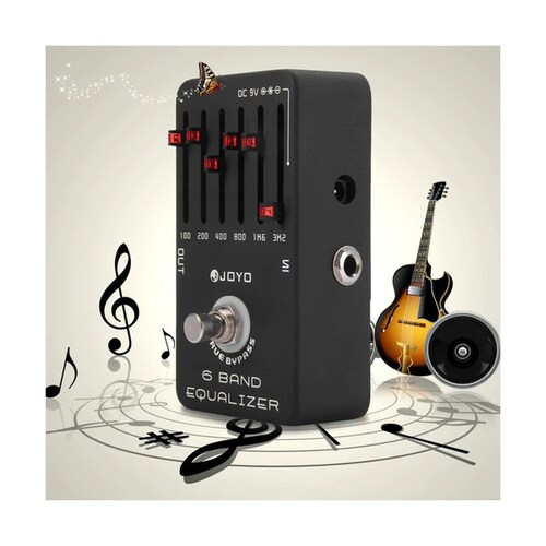 Pedal Ecualizador JOYO JF11 Bandas Negro