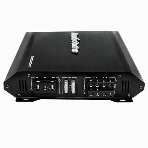 AMPLIFICADOR AUDIOBAHN AC1200 DE 4 CANALES SUBWOOFERS Y MEDIOS 2400W