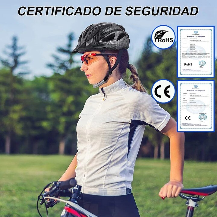 Casco De Bicicleta Adulto Ciclismo Petukita Box Negro