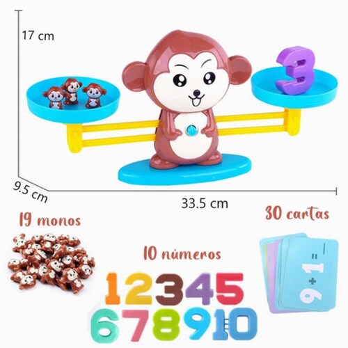 Mono Juguete De Educación Equilibrio Matemático Para Niños