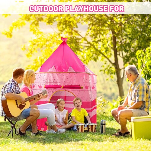 Casita de juegos Carpa Castillo de Princesa para Pequeñas Reinas