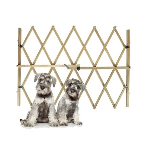 Reja Barandal Madera Perro Plegable Extensible 65 A 104 Cm Fancy Pets