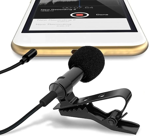 Microfono Solapa Lavalier Clip Celular Pc Auxiliar 3.5mm