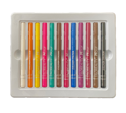 Paquete De 12 Delineadores De Colores En Plumón 36h.